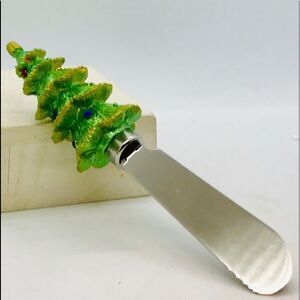 Christmas Tree Butter Knife Holiday Decor